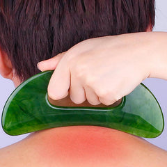 Gua Sha Massage Tool With Handle Resin Lymphatic Drainage Massager