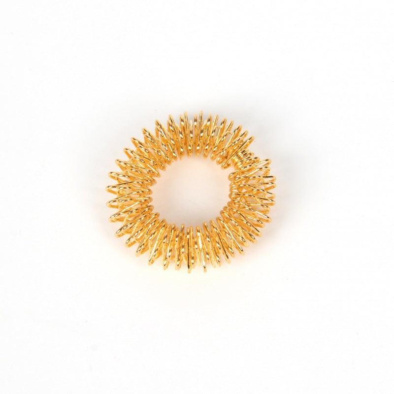 Finger Acupressure Rings - Stress Reducer Massager Fidget Ring