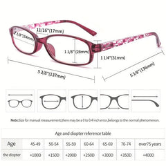 Light Blocking Ladies Reading Glasses Spring Hinge Anti Glare UV Eyeglasses