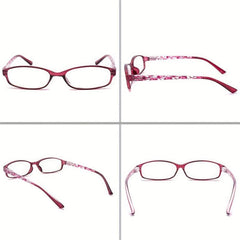 Light Blocking Ladies Reading Glasses Spring Hinge Anti Glare UV Eyeglasses
