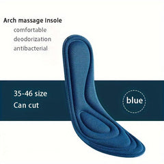 5D Memory Foam Orthopedic Insoles Nano Antibacterial Deodorant Insoles