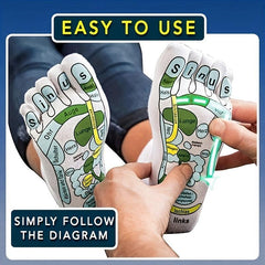 Acupressure Reflexology Socks & Massage Stick