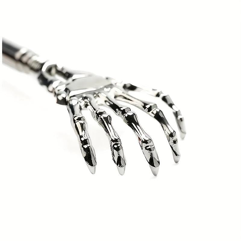 Telescopic Skull Back Scratcher Extendable Rubber Handle Back Scratchers
