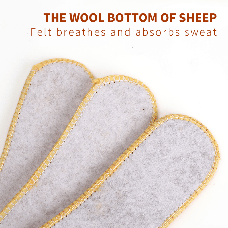 Warm Plush Insoles for Snow Boots Shoes