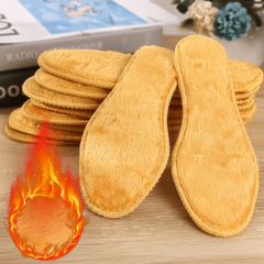 Warm Plush Insoles for Snow Boots Shoes