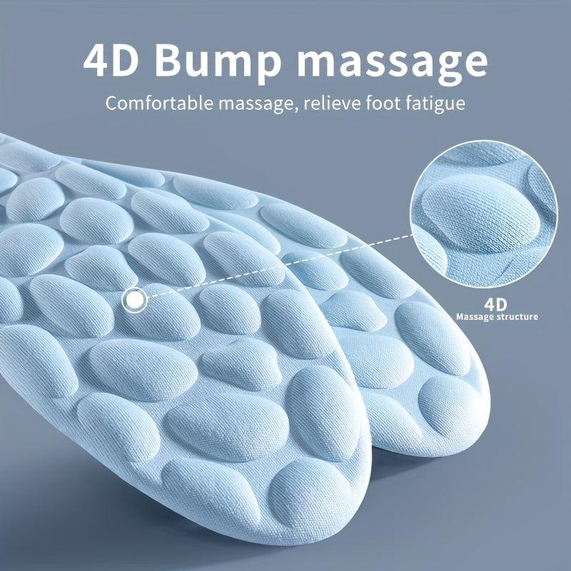 Goose Egg Soft Massage Insoles Sweat-absorbing Memory Foam