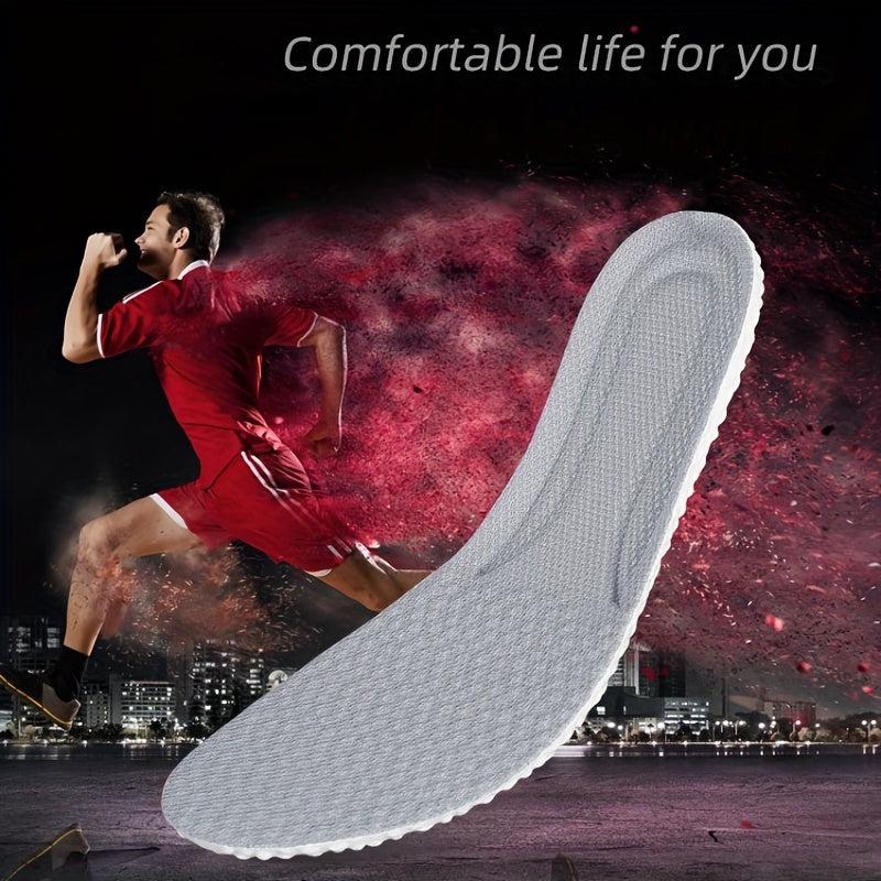 Soft Sports Insole for Men and Women - Breathable High Elastic Shock Absorption