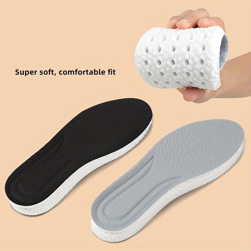 Soft Sports Insole for Men and Women - Breathable High Elastic Shock Absorption