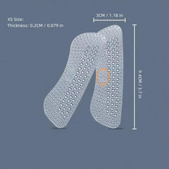 2pcs Silicone Heel Stickers Heels Grips Anti Slip Heel Cushions