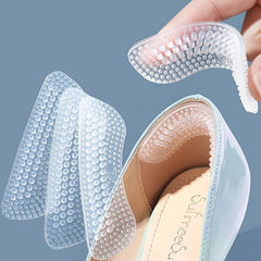 2pcs Silicone Heel Stickers Heels Grips Anti Slip Heel Cushions