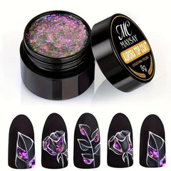 Aurora Gel Nail Polish Top Coat Hybrid Gel Varnish