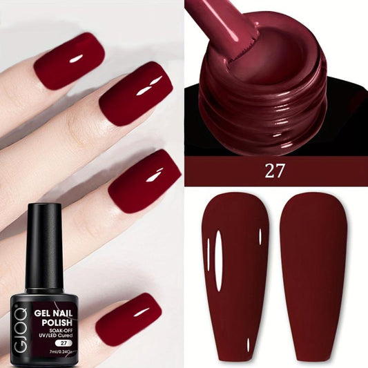 GJOQ Monochrome Gel Nail Polish - High Shine Finish