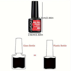 GJOQ Monochrome Gel Nail Polish - High Shine Finish