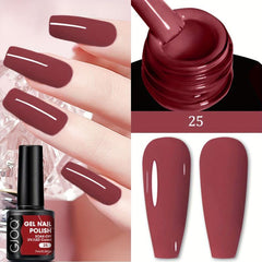 GJOQ Monochrome Gel Nail Polish - High Shine Finish