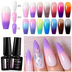 Temperature Changing Gel Polish Reflective Glitter