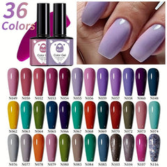 36 Colors Autumn Winter Nail Gel Long Lasting Salon Nail Art