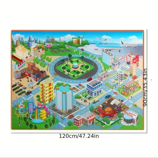 Children's Climbing Mat Traffic Game Map Baby