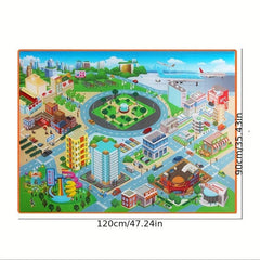 Children's Climbing Mat Traffic Game Map Baby