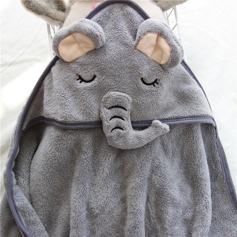 Soft Hooded Towel Blanket for Baby Boys Girls