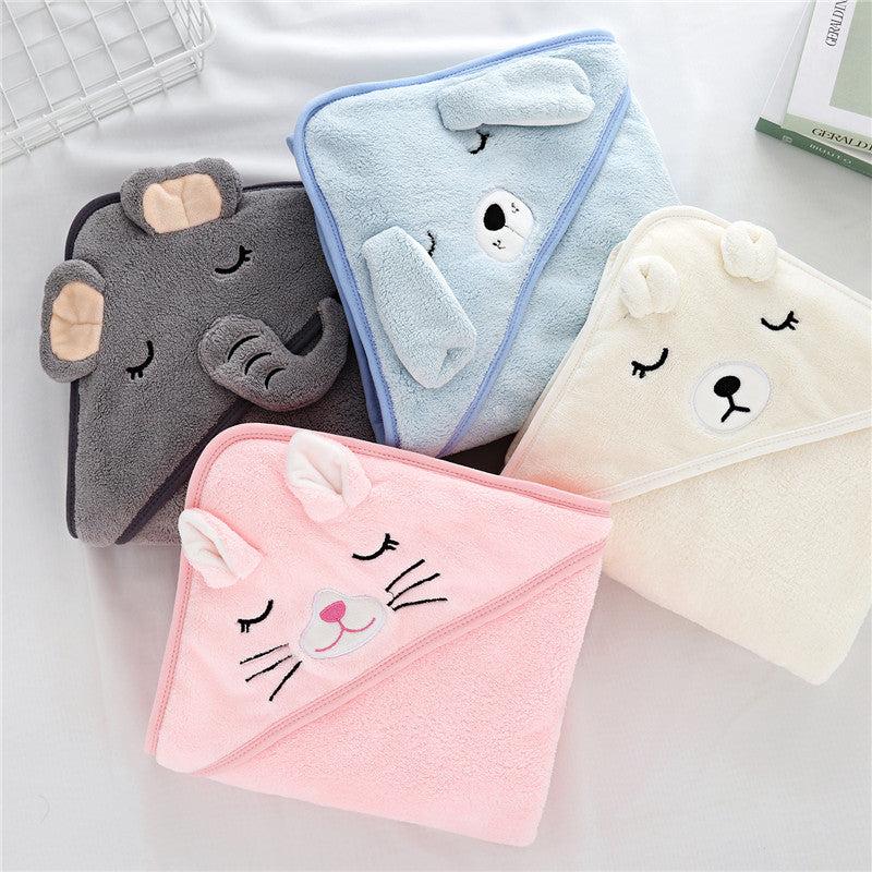 Soft Hooded Towel Blanket for Baby Boys Girls