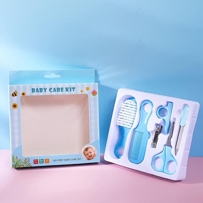6 Pcs Newborn Baby Nail Hair Care Kit Infant Grooming Set