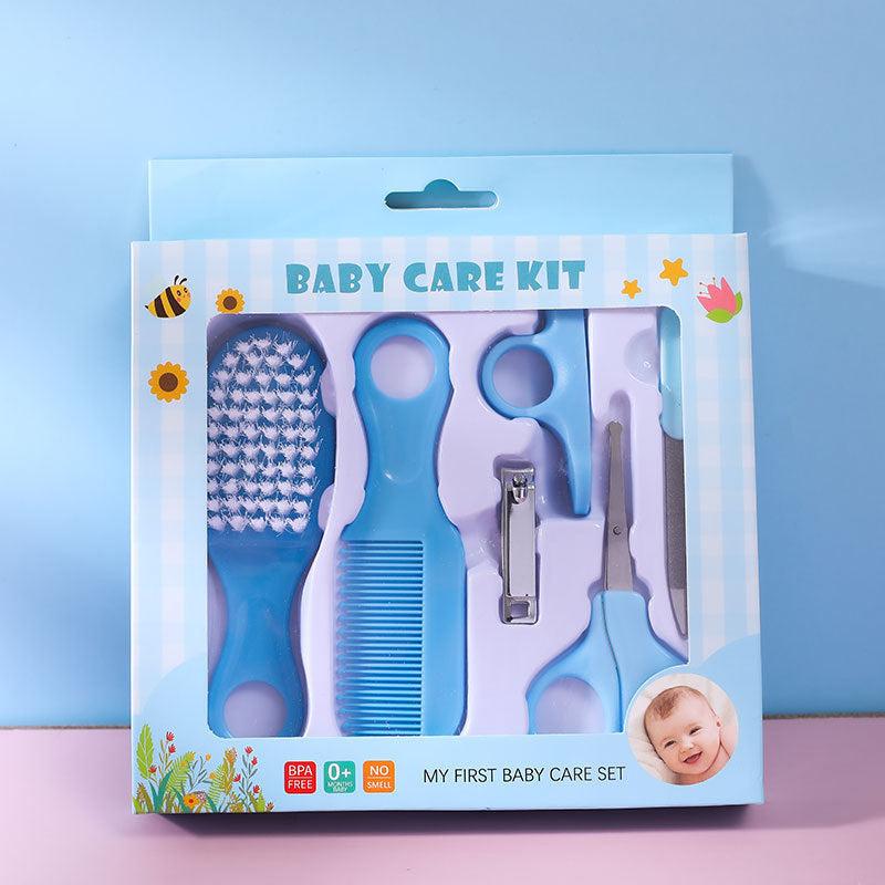 6 Pcs Newborn Baby Nail Hair Care Kit Infant Grooming Set