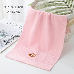 Baby Cotton Towel 23x11x46cm Soft Cartoon Design