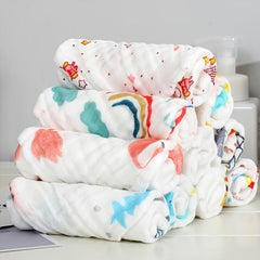 Soft Cotton Muslin Baby Washcloths for Newborns