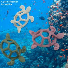 Baby Turtle Teething Toy Soft Chewable & Fun For Babies & Toddlers