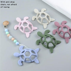 Baby Turtle Teething Toy Soft Chewable & Fun For Babies & Toddlers