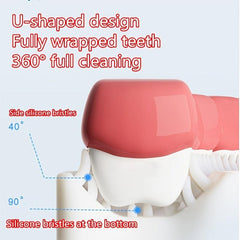 Soft Silicone Toothbrush for Cleaner Smiles - 2 Pack