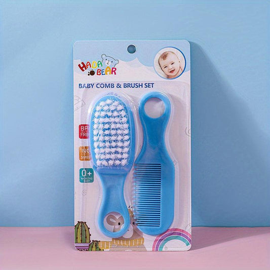 Baby Comb & Head Dirt Brush Set Safe Care Kit for Newborns