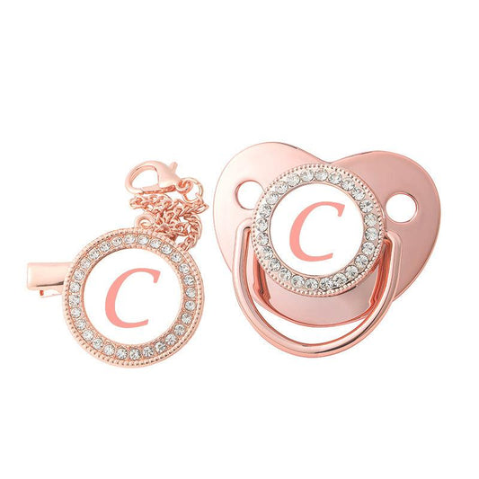 Rose English Letters Baby Soother - Calm and Play with Your Little One