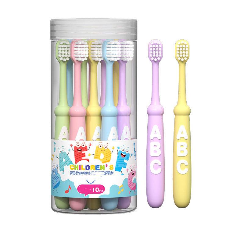 10pcs Kids Toothbrush Soft Bristle High Density Bru