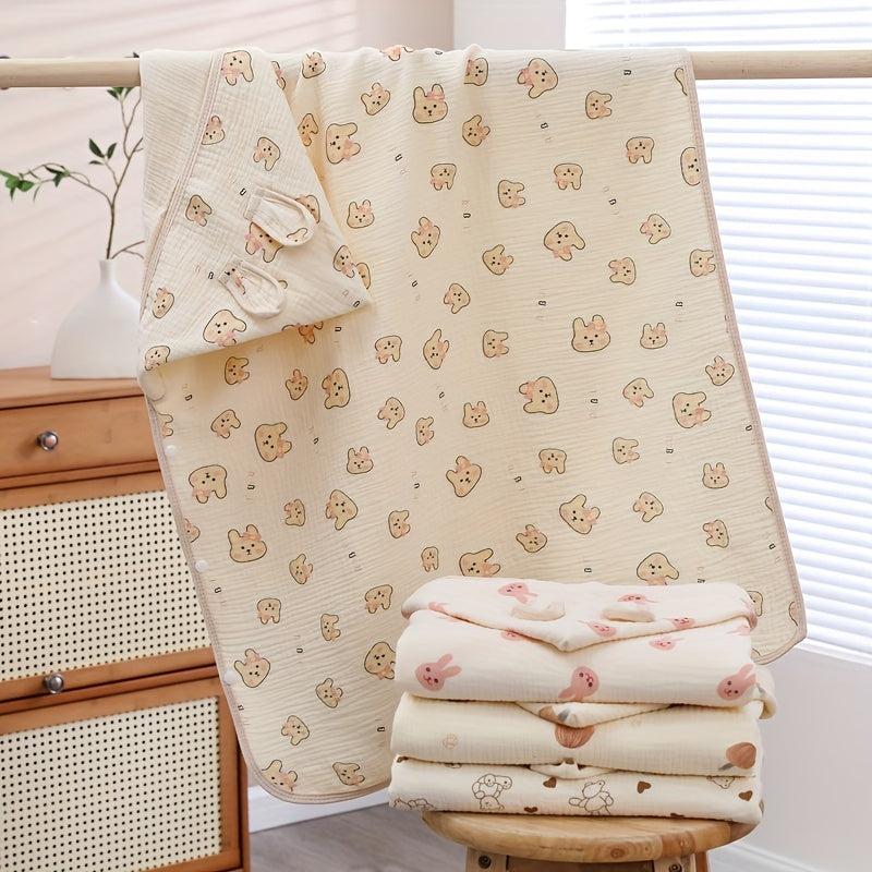 Baby Hooded Cloak Cotton Bath Towel Cartoon Children's Bathrobe