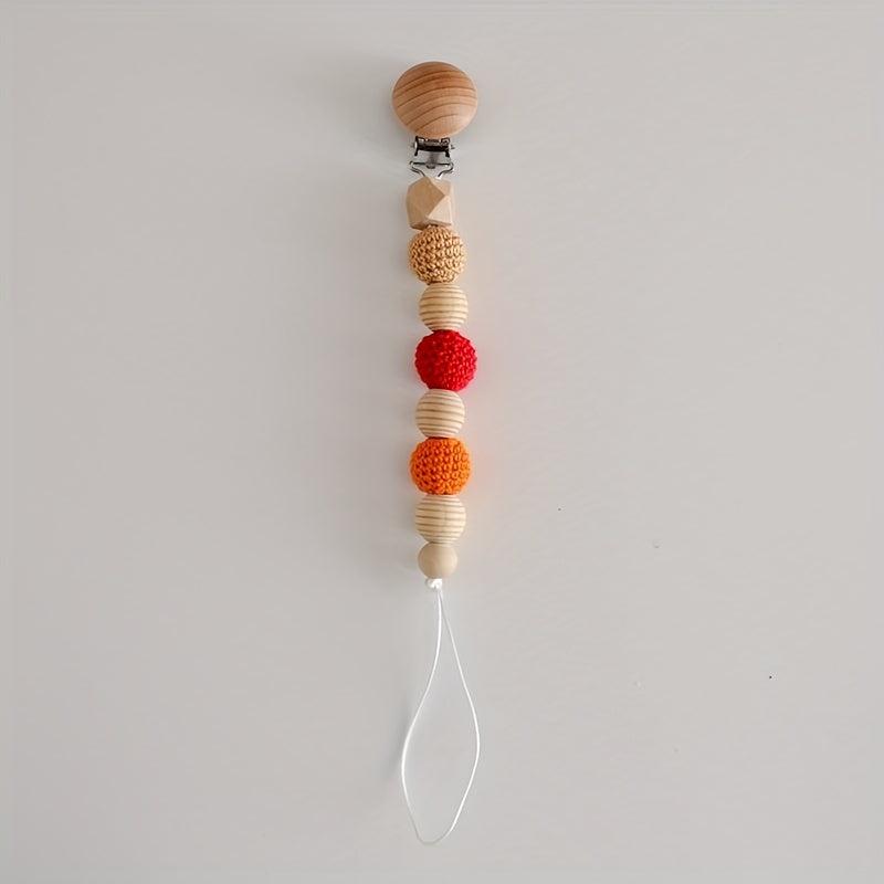 Beech Teething Toy Chain Baby Pacifier Clip