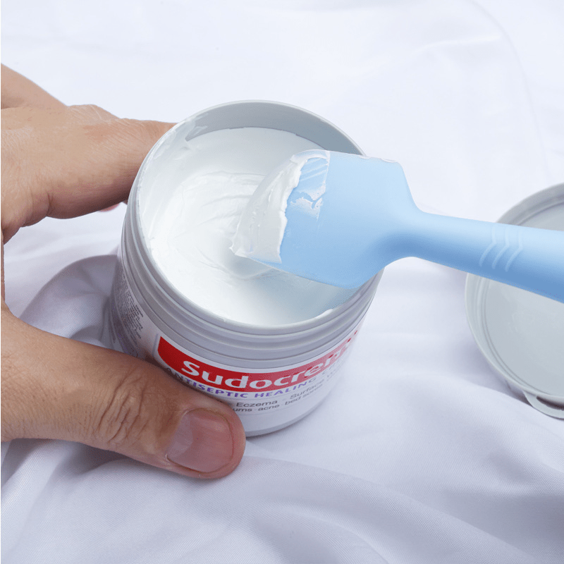Silicone Apothecary Spoon & Suction Cup for Baby Diaper Cream