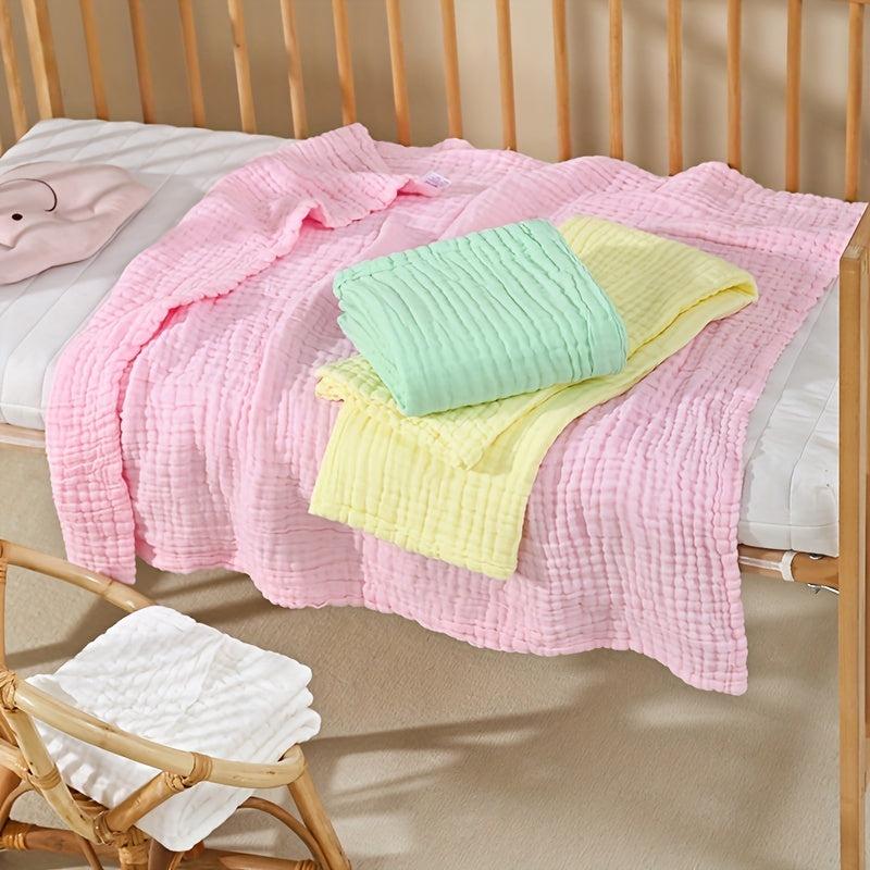 Baby Soft Bath Towel Six Layer Gauze Wrap Newborn Cuddling Quilt