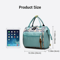 Small Diaper Bag Backpack Mini Diaper Tote & Portable Crossbody Backpack