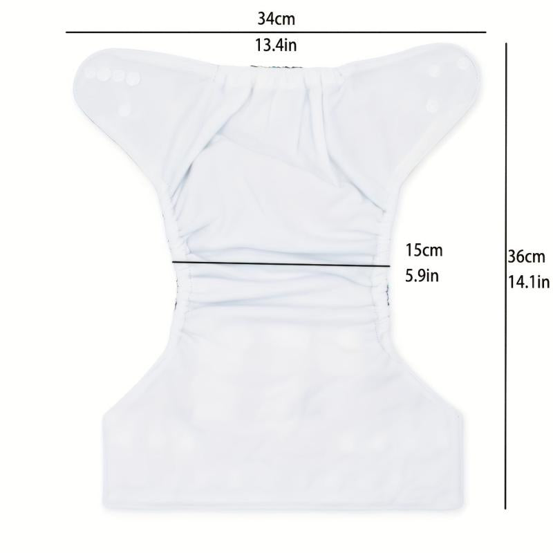 Reusable Adjustable Cloth Diaper for Boys & Girls No Insert Needed