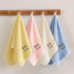 Pure Cotton Children's Face Wash Towel Absorbent Hair Soft Face Wipe