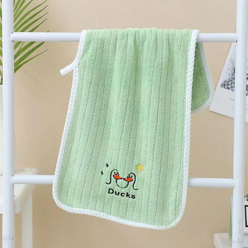 Pure Cotton Children's Face Wash Towel Absorbent Hair Soft Face Wipe