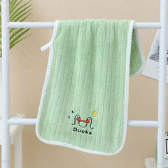 Pure Cotton Children's Face Wash Towel Absorbent Hair Soft Face Wipe