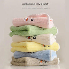 Pure Cotton Children's Face Wash Towel Absorbent Hair Soft Face Wipe