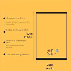 Pure Cotton Children's Face Wash Towel Absorbent Hair Soft Face Wipe