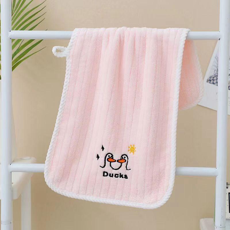 Pure Cotton Children's Face Wash Towel Absorbent Hair Soft Face Wipe