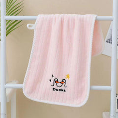 Pure Cotton Children's Face Wash Towel Absorbent Hair Soft Face Wipe