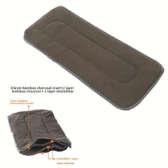 5 Pack Reusable Bamboo Charcoal Inserts for Cloth Diapers