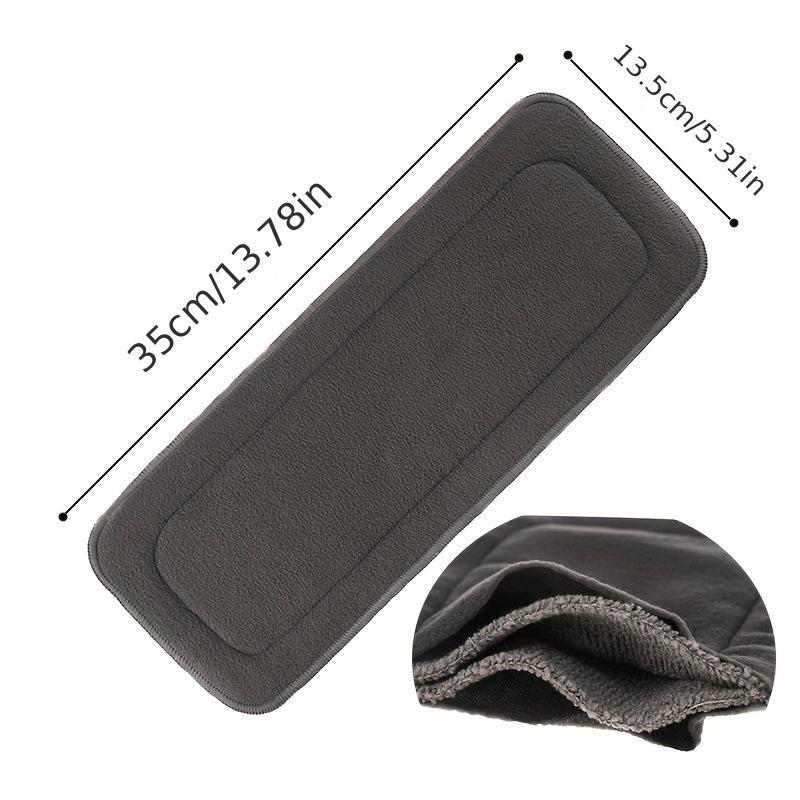 5 Pack Reusable Bamboo Charcoal Inserts for Cloth Diapers