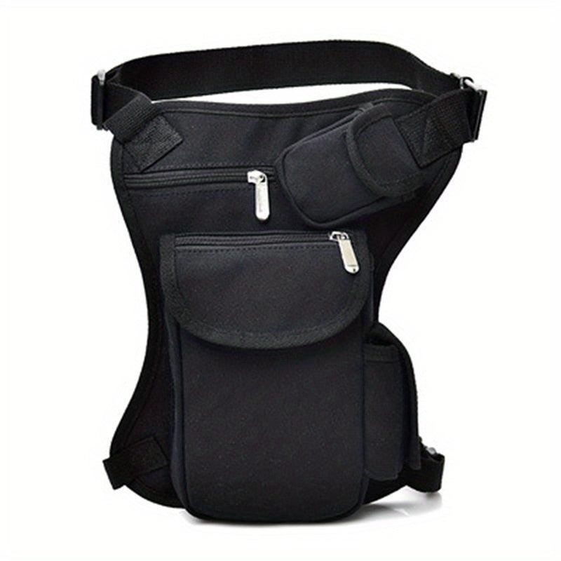 Canvas Drop Leg Bag Waist Bag Fanny Pack Belt Hip Bum Military Travel